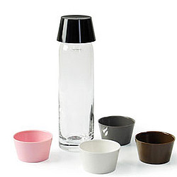 cristal carafe with cups | simple pretty