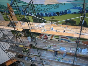 scaffold at MOMA sf | simple pretty