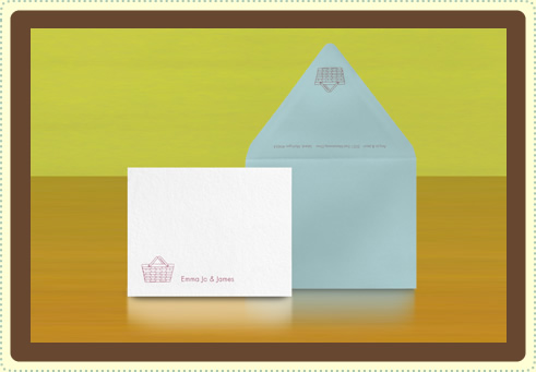 picnic_thank alice-louise press picnic-themed thank you note | simple pretty