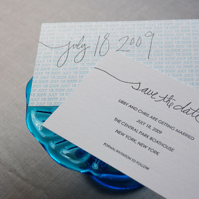 std_signature linda and harriett save-the-date | simple pretty