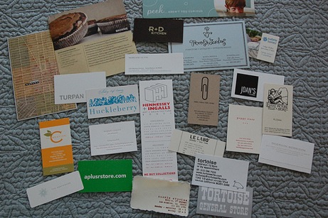 los angeles business card collection | simple pretty