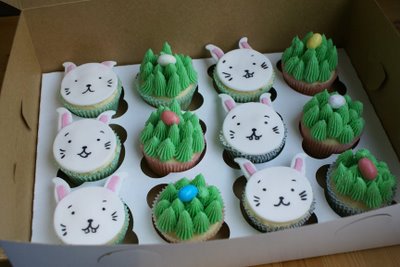 bunny box at cococake cupcakes | simple pretty