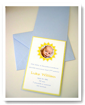 kerry doyle birth announcement | simple pretty