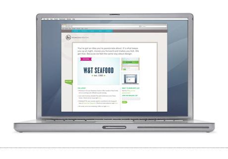 seamless creative new website | simple pretty