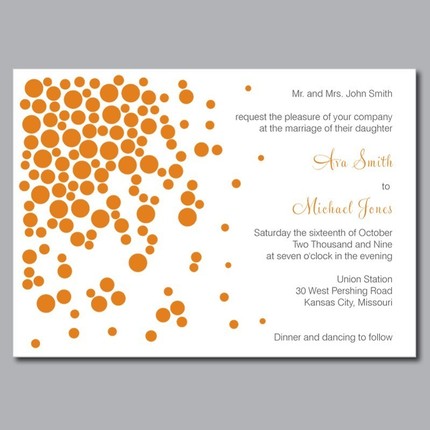 modern ink studio 'ava' wedding invitation | simple pretty