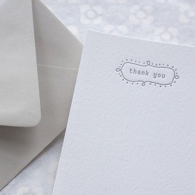 ave 9 river thank you notes | simple pretty
