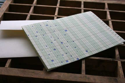 moontree letterpress ledger notecards | simple pretty