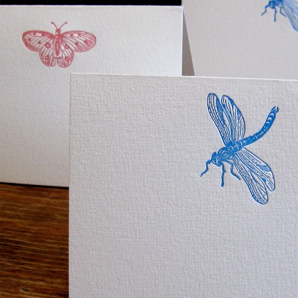 stamperia butterfly and dragonfly notecards | simple pretty
