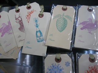 sesame letterpress tags, nss 2009 | simple pretty