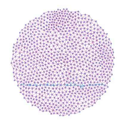 meander connecting dots print | simple pretty