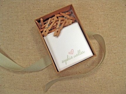 il_430xn56736292 duet letterpress gift tag, boxed set | simple pretty