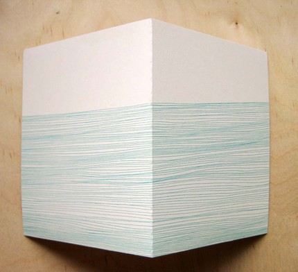 meander undulation letterpress card | simple pretty