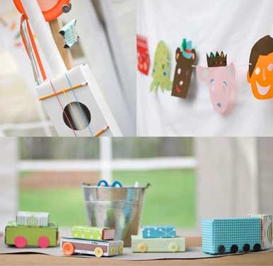 plum workshop crafts for a martha stewart pr event | simple pretty