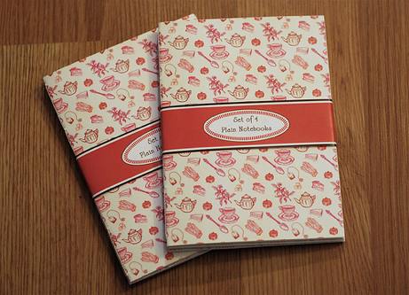 sara wood adorable "girly" notebooks | simple pretty