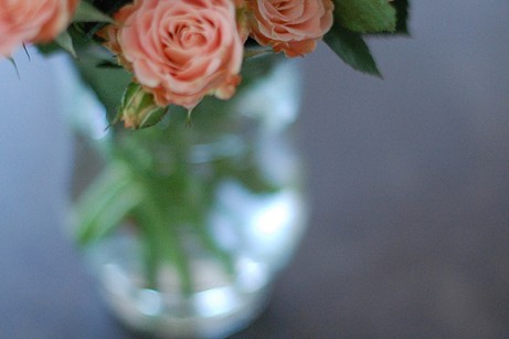 simple rose bouquet in vase | simple pretty