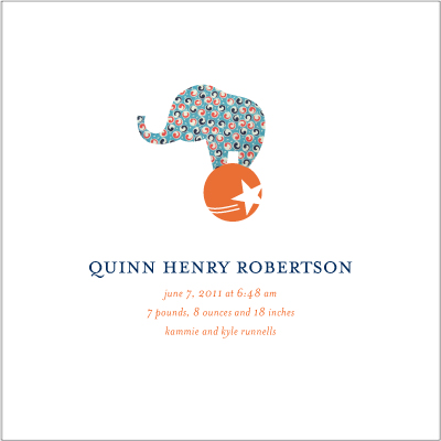 petite alma circus star announcement | simple pretty