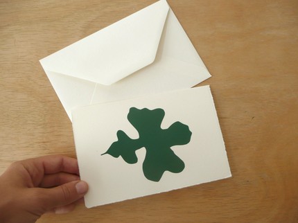 claire nereim oak leaf notecard | simple pretty