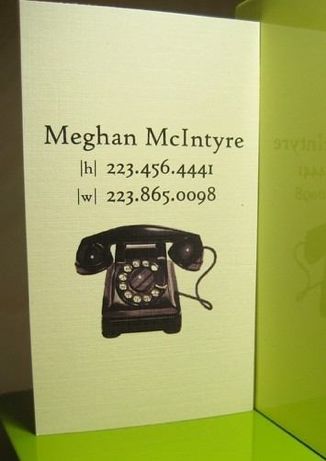 happy girl greetings 'telephone' card | simple pretty