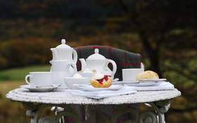 mhor1 tea at MHOR, scotland | simple pretty