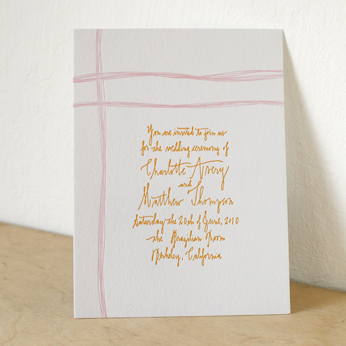 linea carta 'lines' invitation | simple pretty