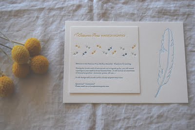 satsuma press mailbox monthly | simple pretty