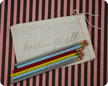 paper pastries know-it-all pencil set | simple pretty