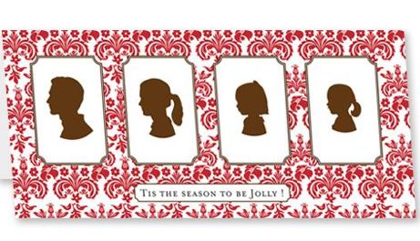 jane press silhouette card | simple pretty