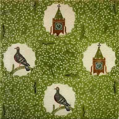 pigeon and clocktower card, edward bawden at ben pentreath | simple pretty