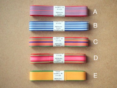 stripey ribbons at present and correct | simple pretty