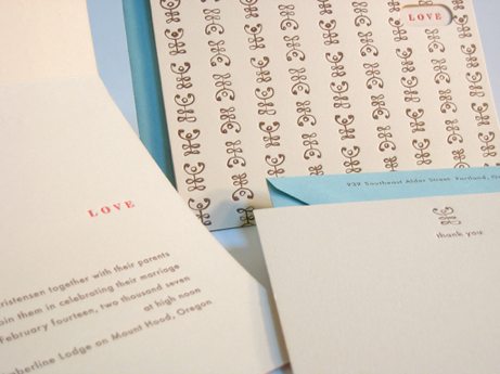 egg press 'swizzlesticks' invitation suite | simple pretty