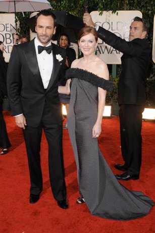 julianne moore in balenciaga: golden globes 2010 | simple pretty