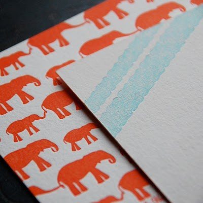 linda & harriett elephant cards | simple pretty