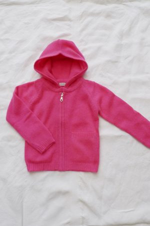 makié pink hooded cashemere cardigan | simple pretty