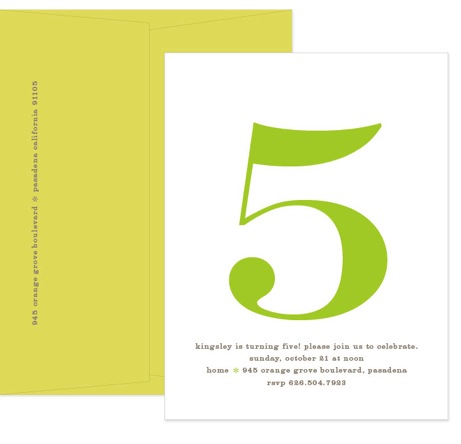 bluepoolroad number invitation | simple pretty