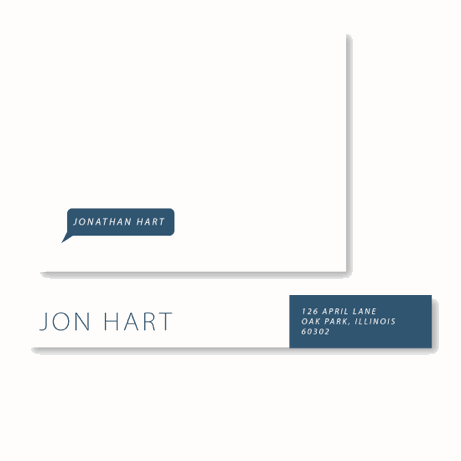 leslie hamer stationery design for minted | simple pretty