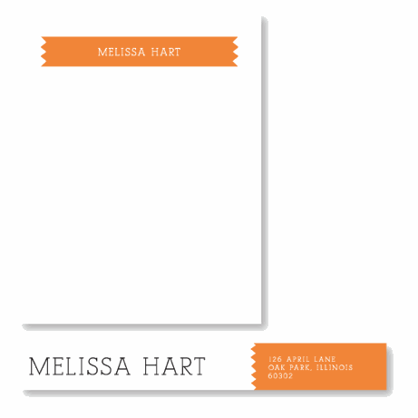 leslie hamer stationery design for minted | simple pretty