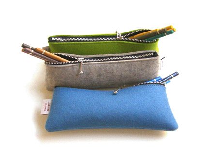 parkhauspen parkhaus felt pencil bag | simple pretty