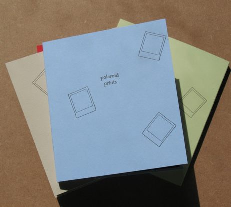 racing snail press letterpress polaroid album | simple pretty
