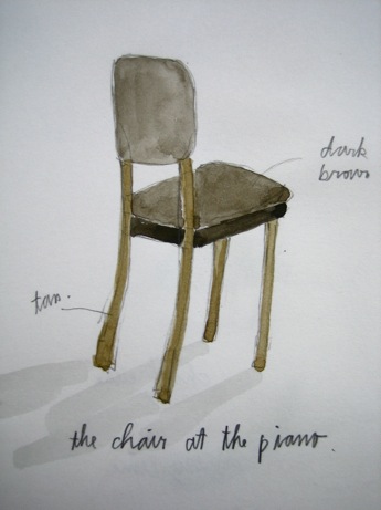 chair rae dunn: the chair at the piano | simple pretty