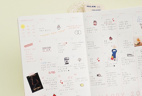 mochithings 184 planner | simple pretty
